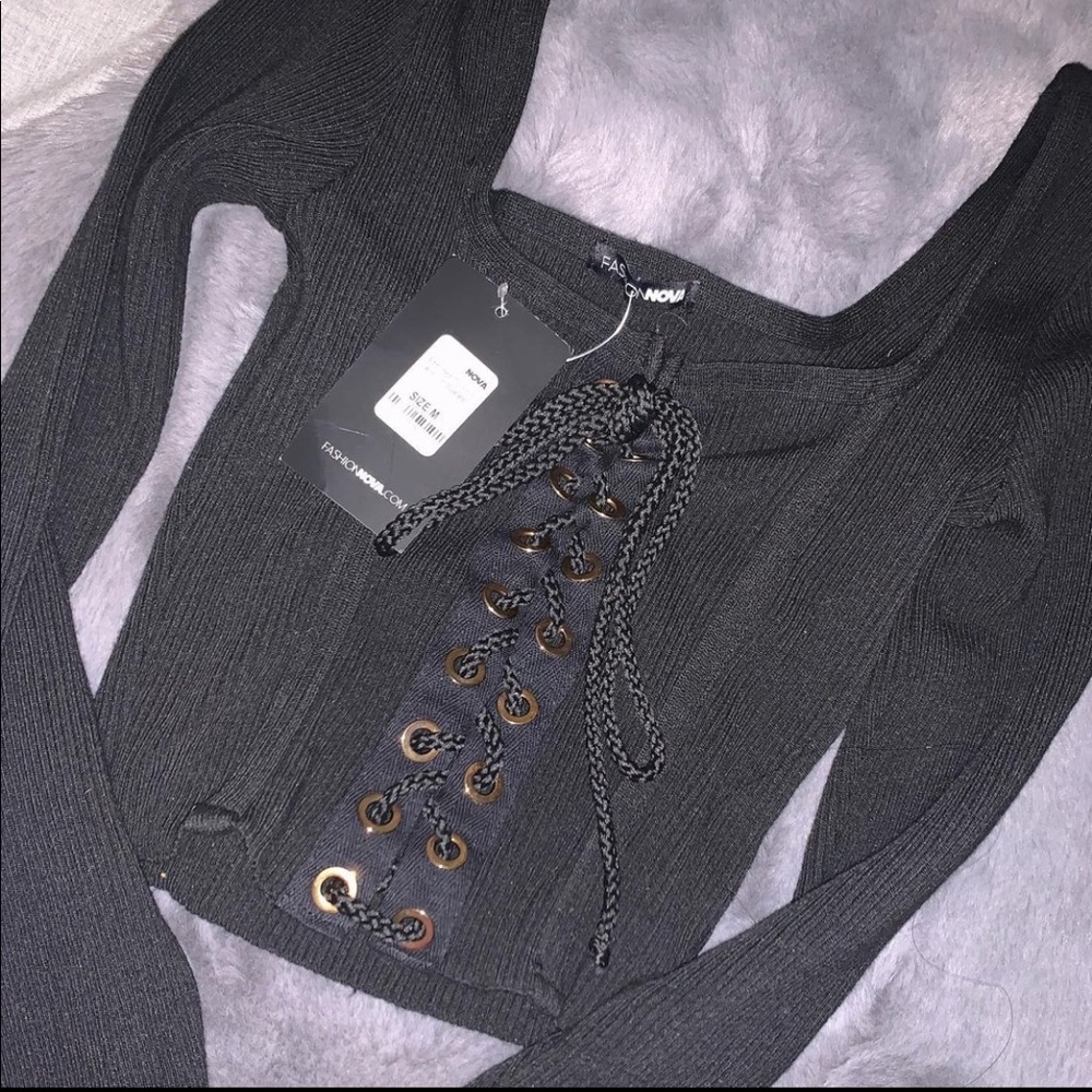 Laced Up Sweater